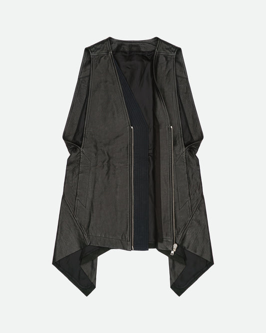 Rick Owens SS10 RELEASE Flying V Turbo Leather Vest