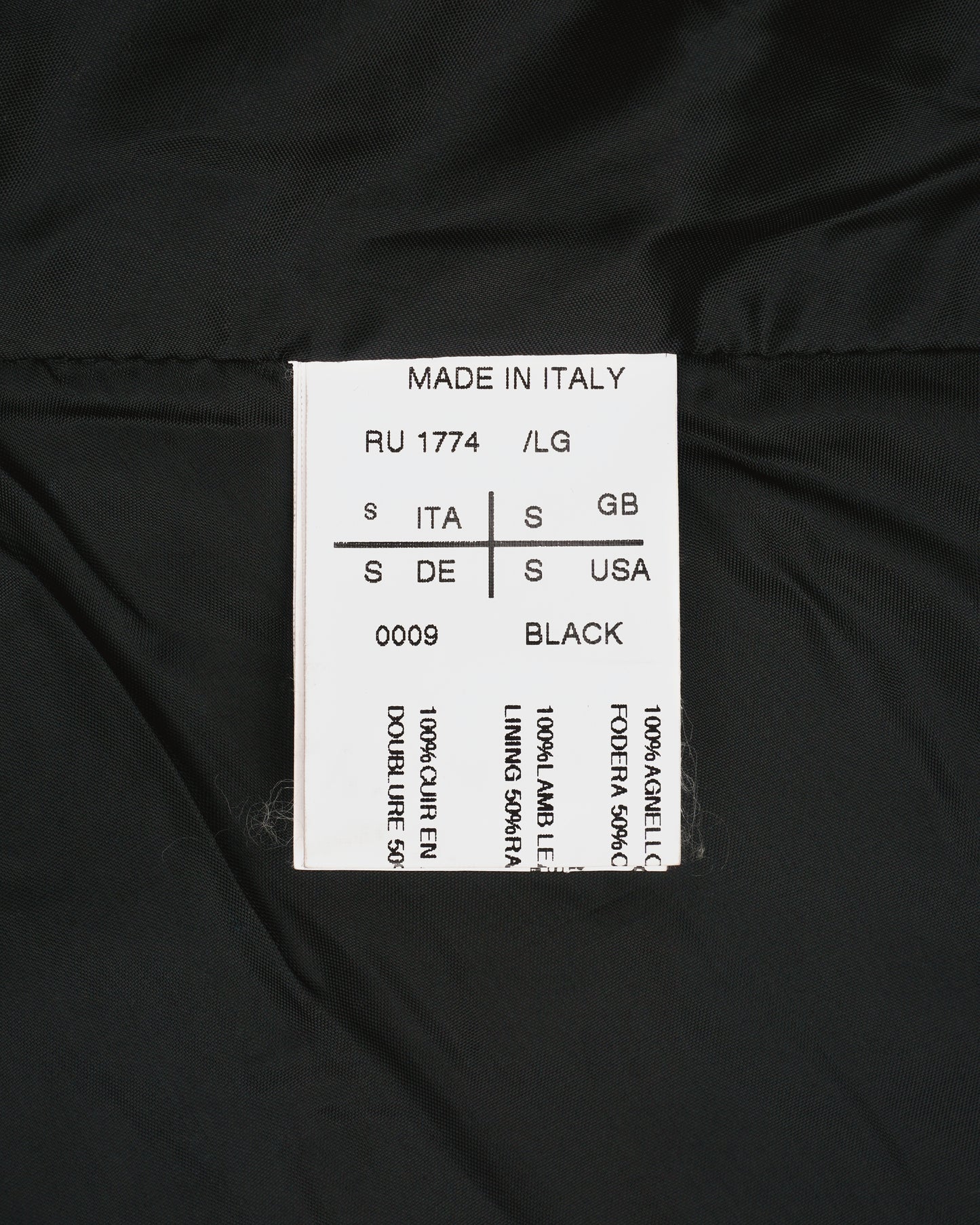 Rick Owens SS10 RELEASE Flying V Turbo Leather Vest