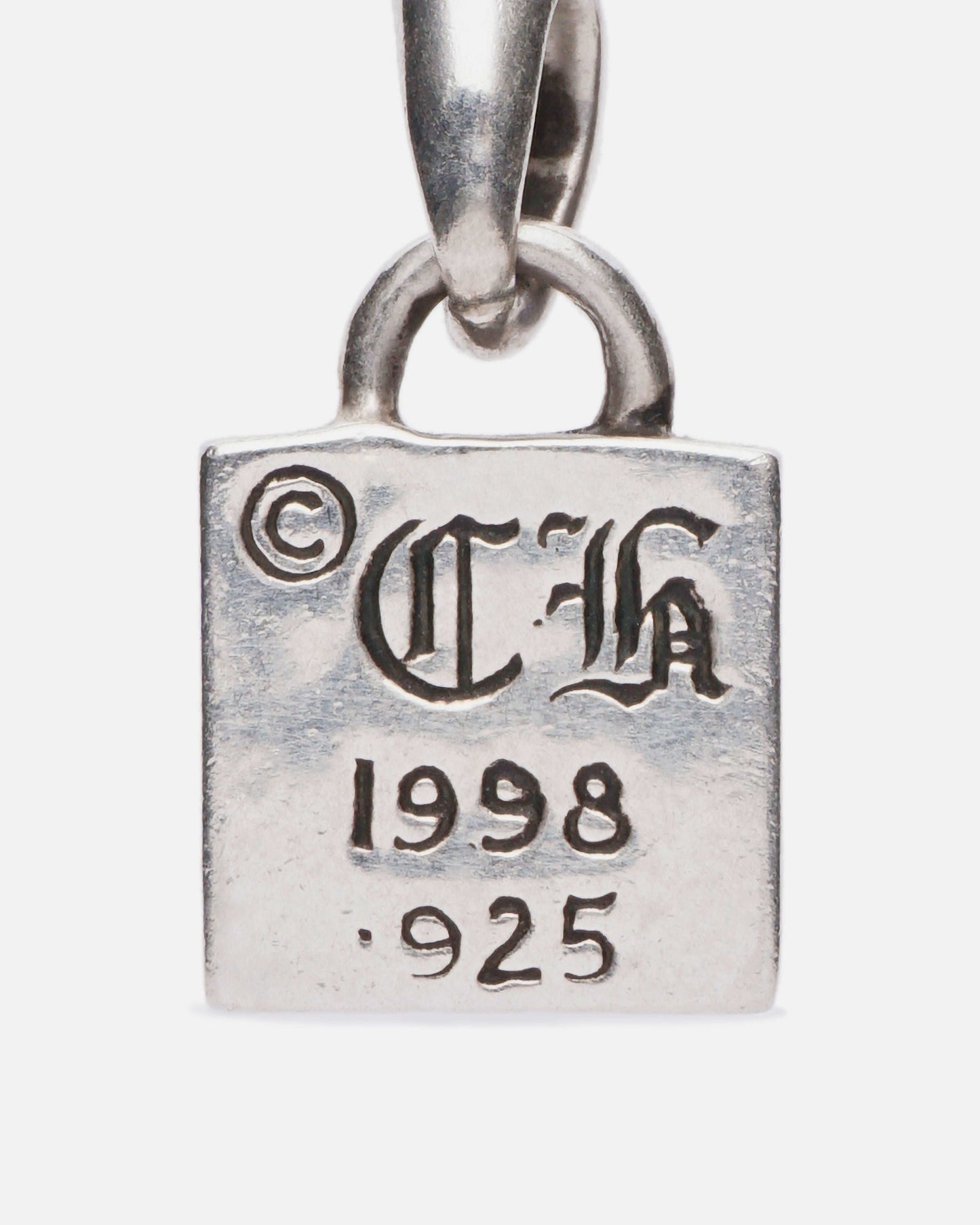 Chrome Hearts Fleur De Lis Framed Pendant