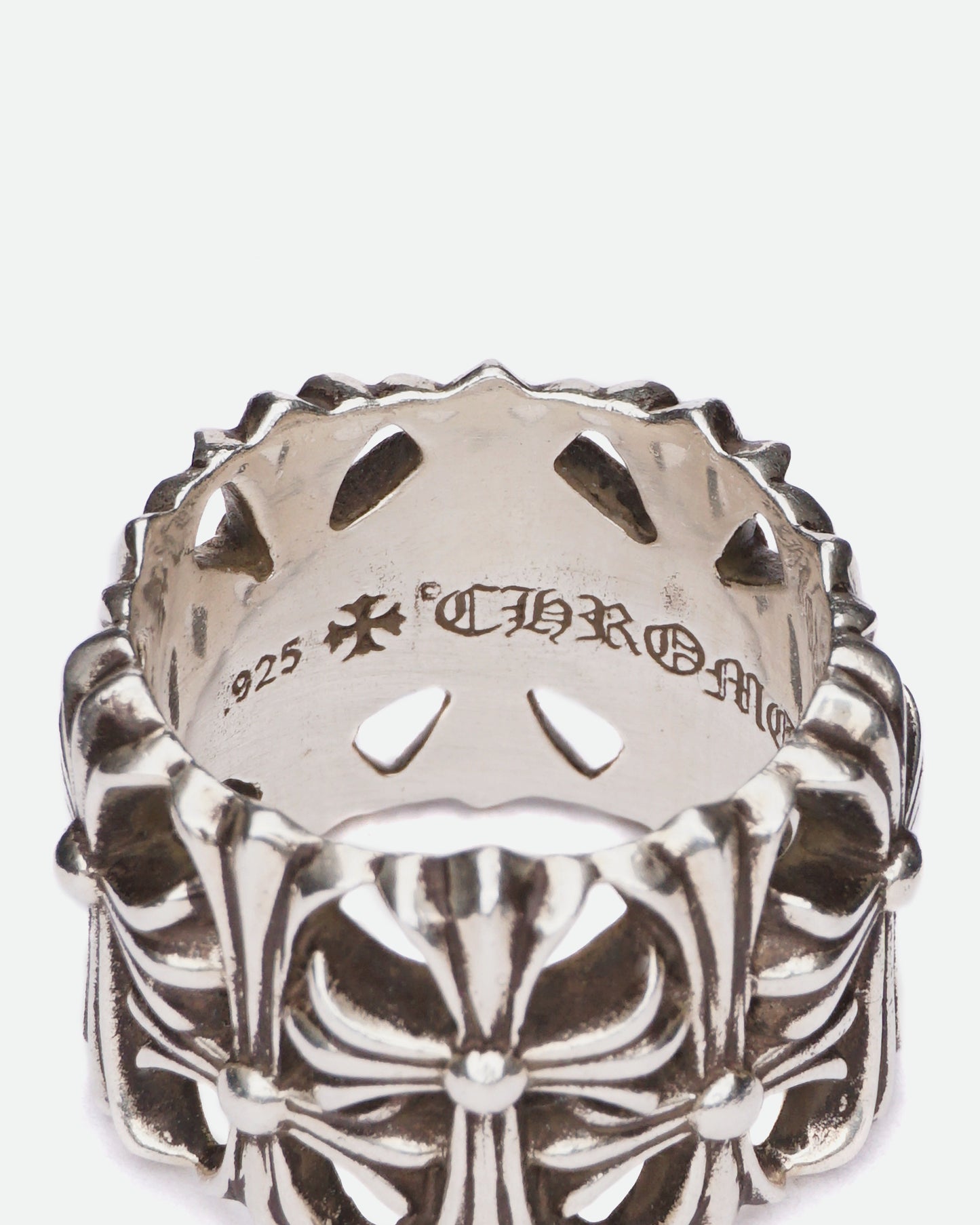 Chrome Hearts Round Cemetery Ring