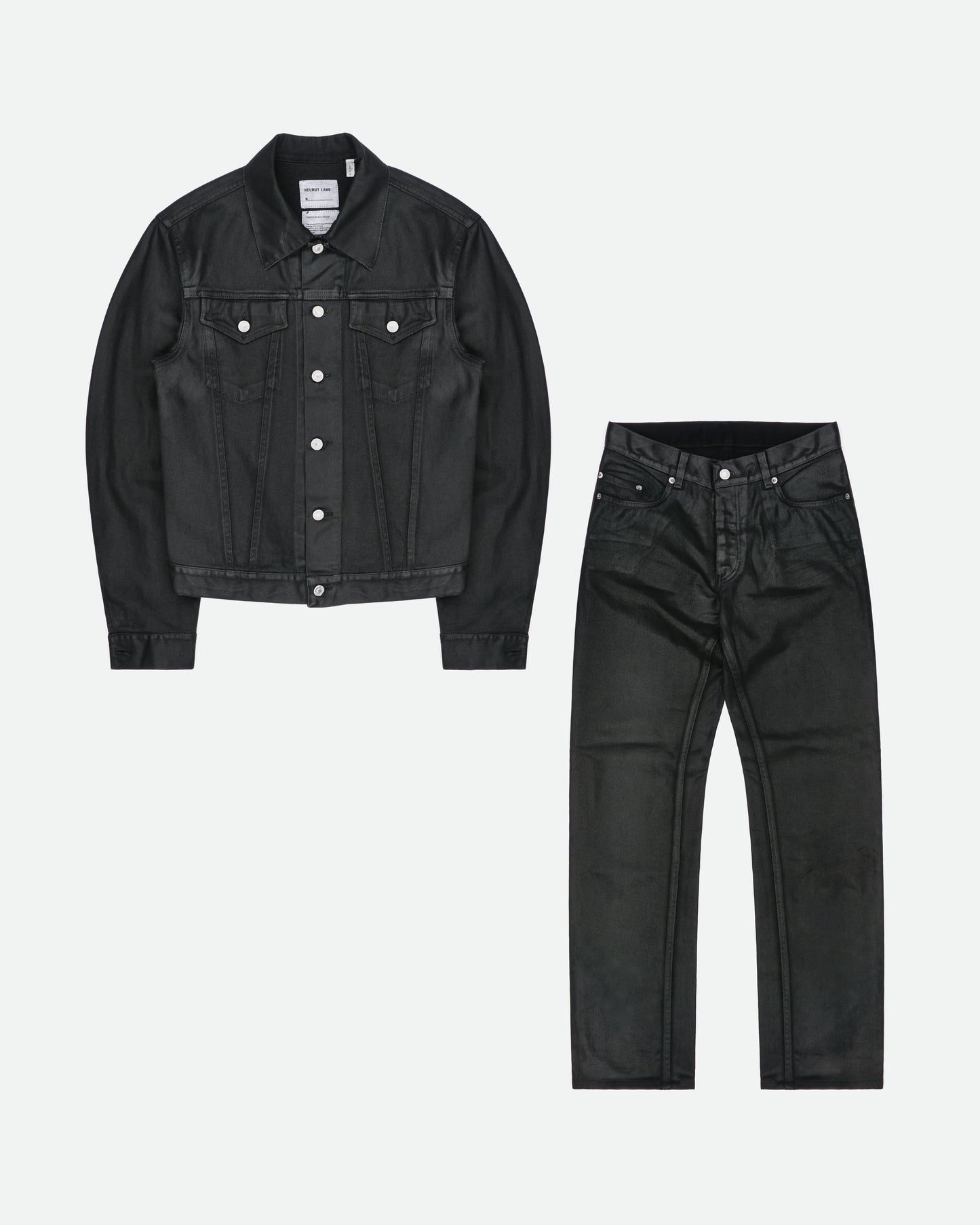 Helmut Lang Jeans SS99 Coated Denim Jeans