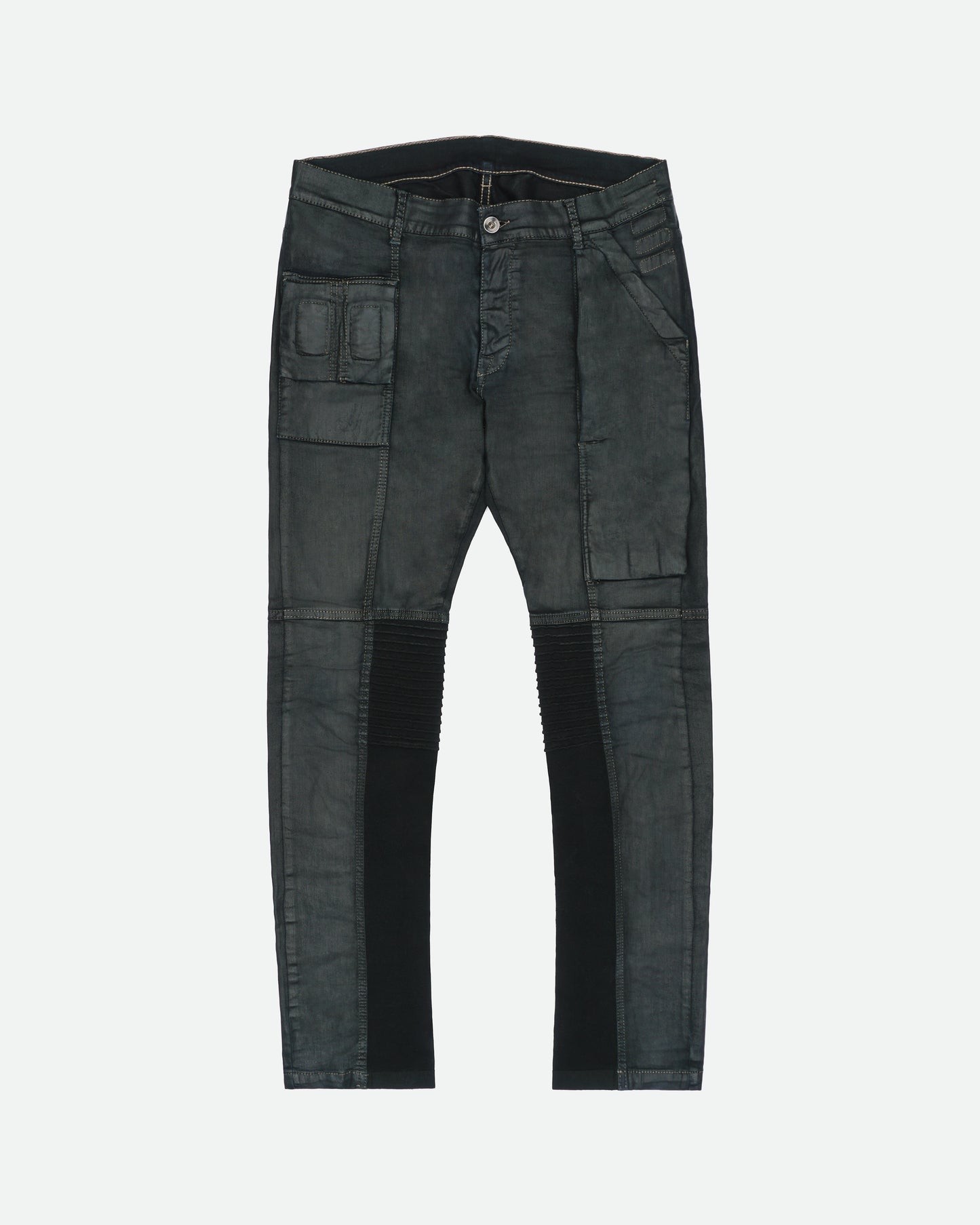 Rick Owens Drkshdw SS14 "Vicious" Memphis Waxed Denim Jeans