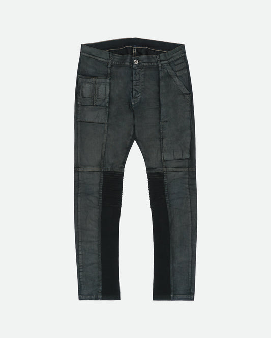 Rick Owens Drkshdw SS14 "Vicious" Memphis Waxed Denim Jeans