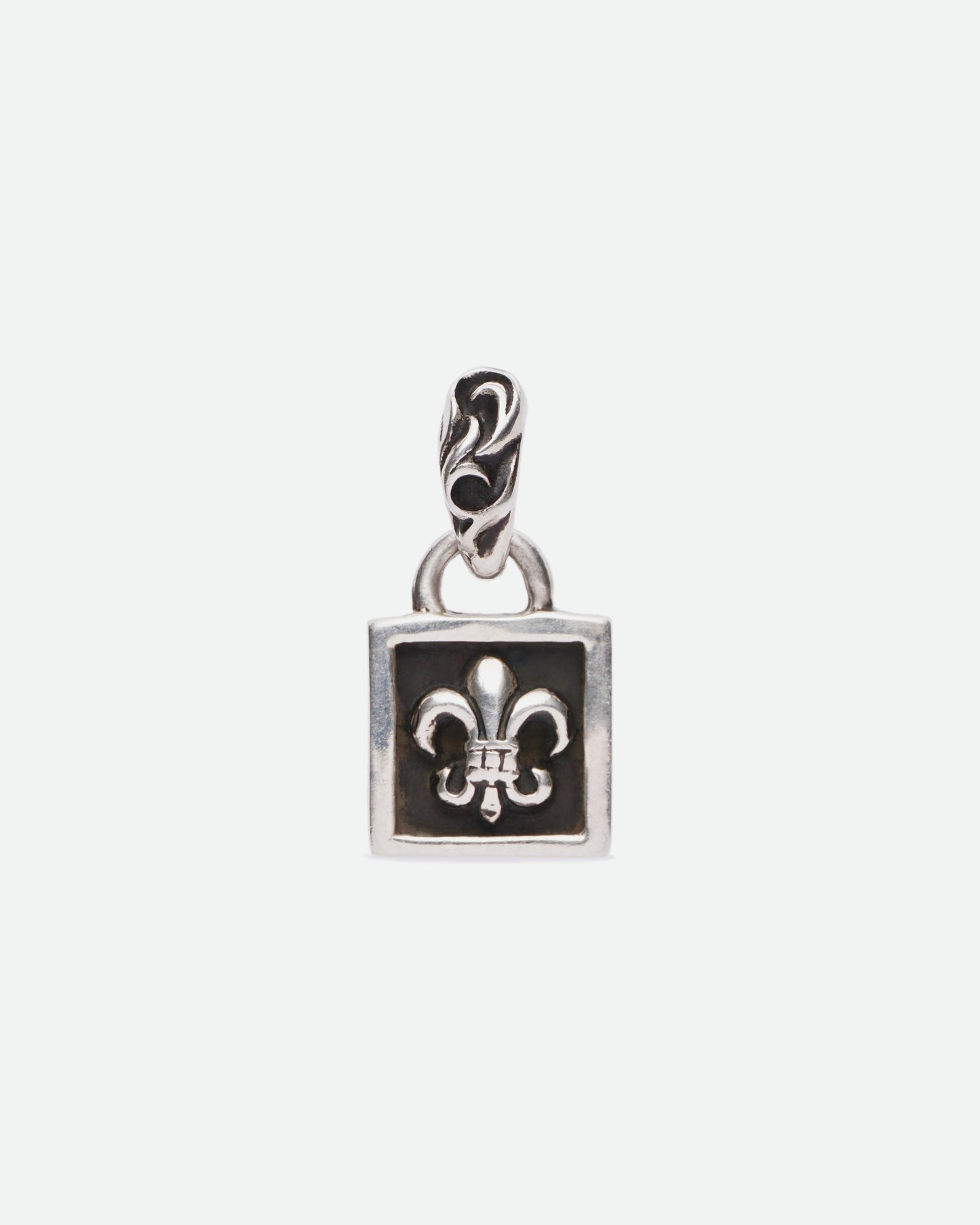 Chrome Hearts Fleur De Lis Framed Pendant