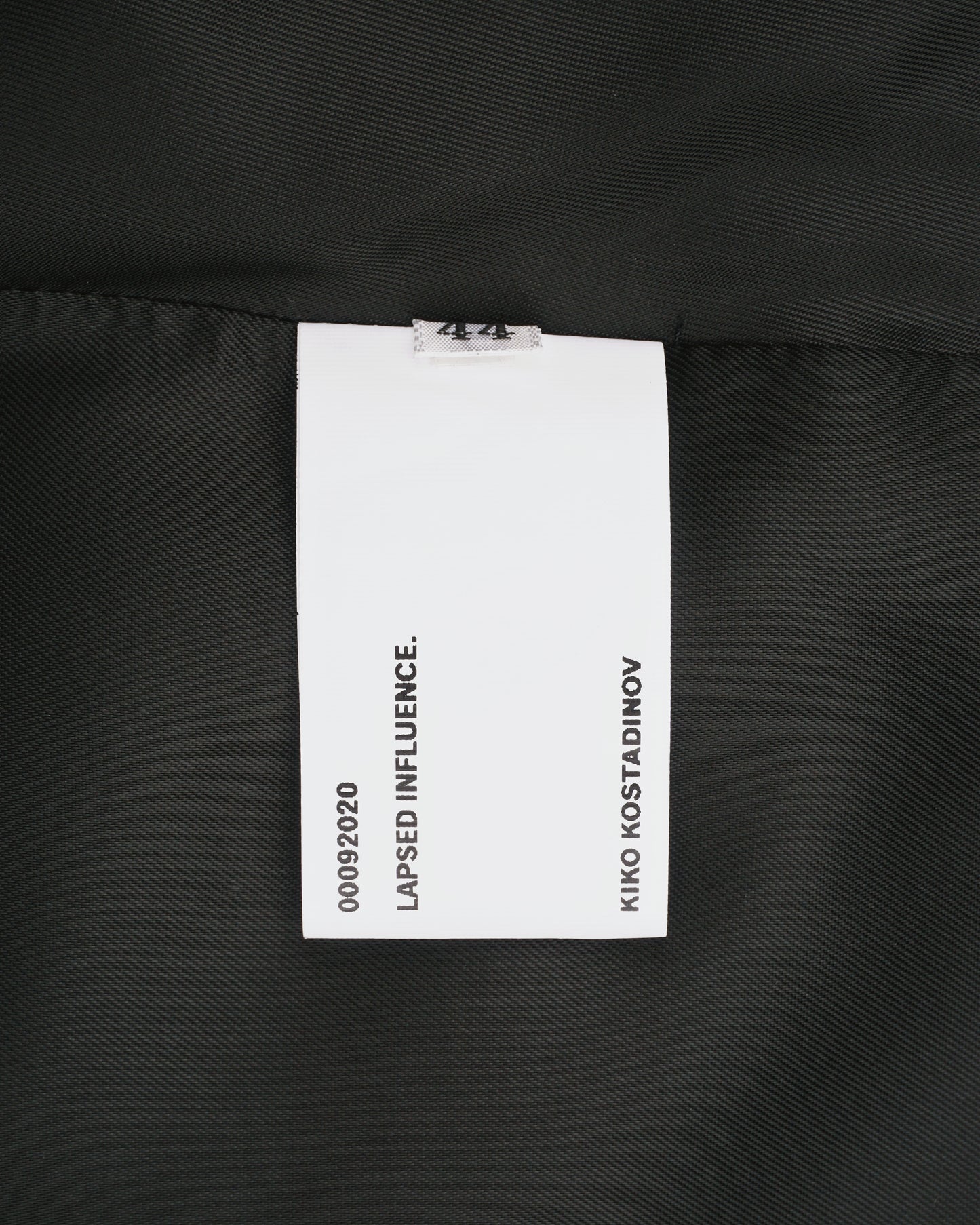 Kiko Kostadinov AW20 0009 Triple Dart Blazer