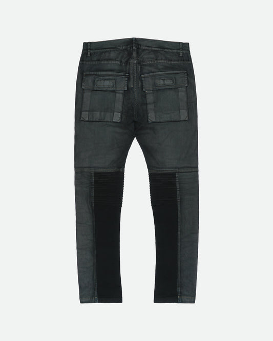 Rick Owens Drkshdw SS14 "Vicious" Memphis Waxed Denim Jeans
