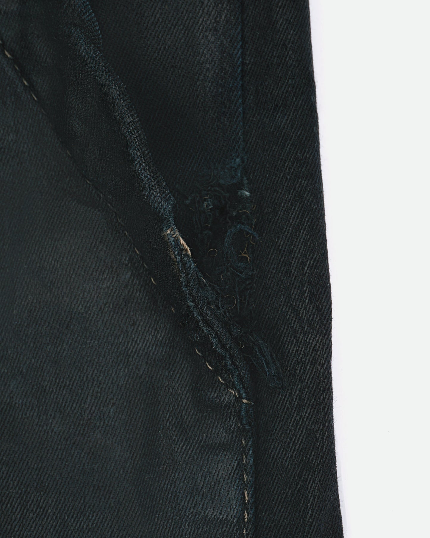 Rick Owens Drkshdw SS14 "Vicious" Memphis Waxed Denim Jeans