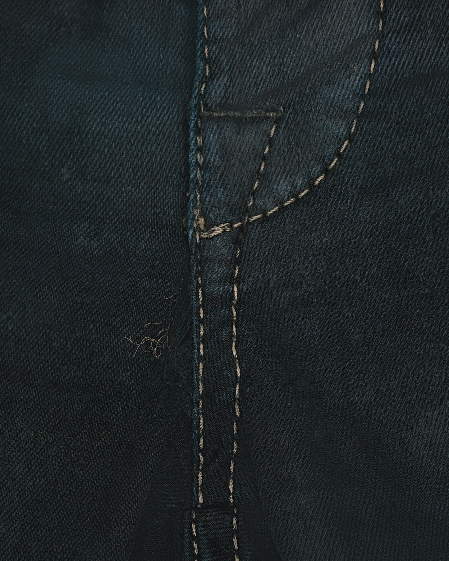 Rick Owens Drkshdw SS14 "Vicious" Memphis Waxed Denim Jeans