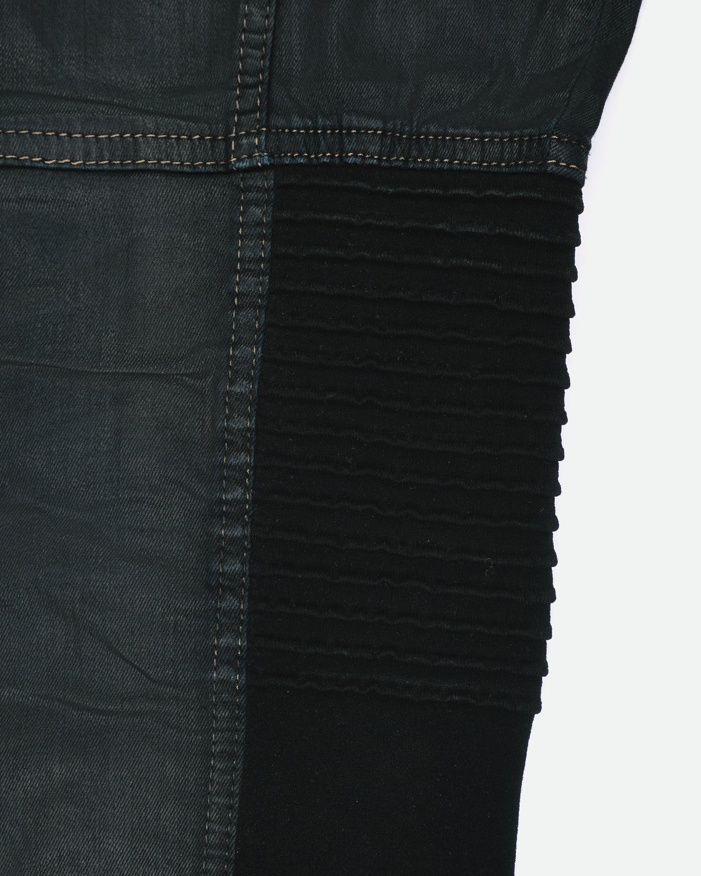Rick Owens Drkshdw SS14 "Vicious" Memphis Waxed Denim Jeans