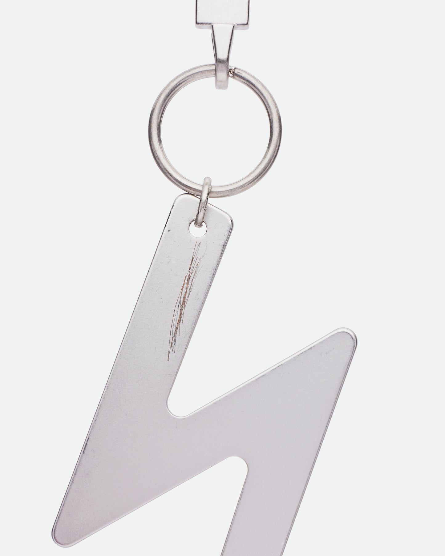 Rick Owens FW19 "Larry" Large Lightning Bolt Keychain