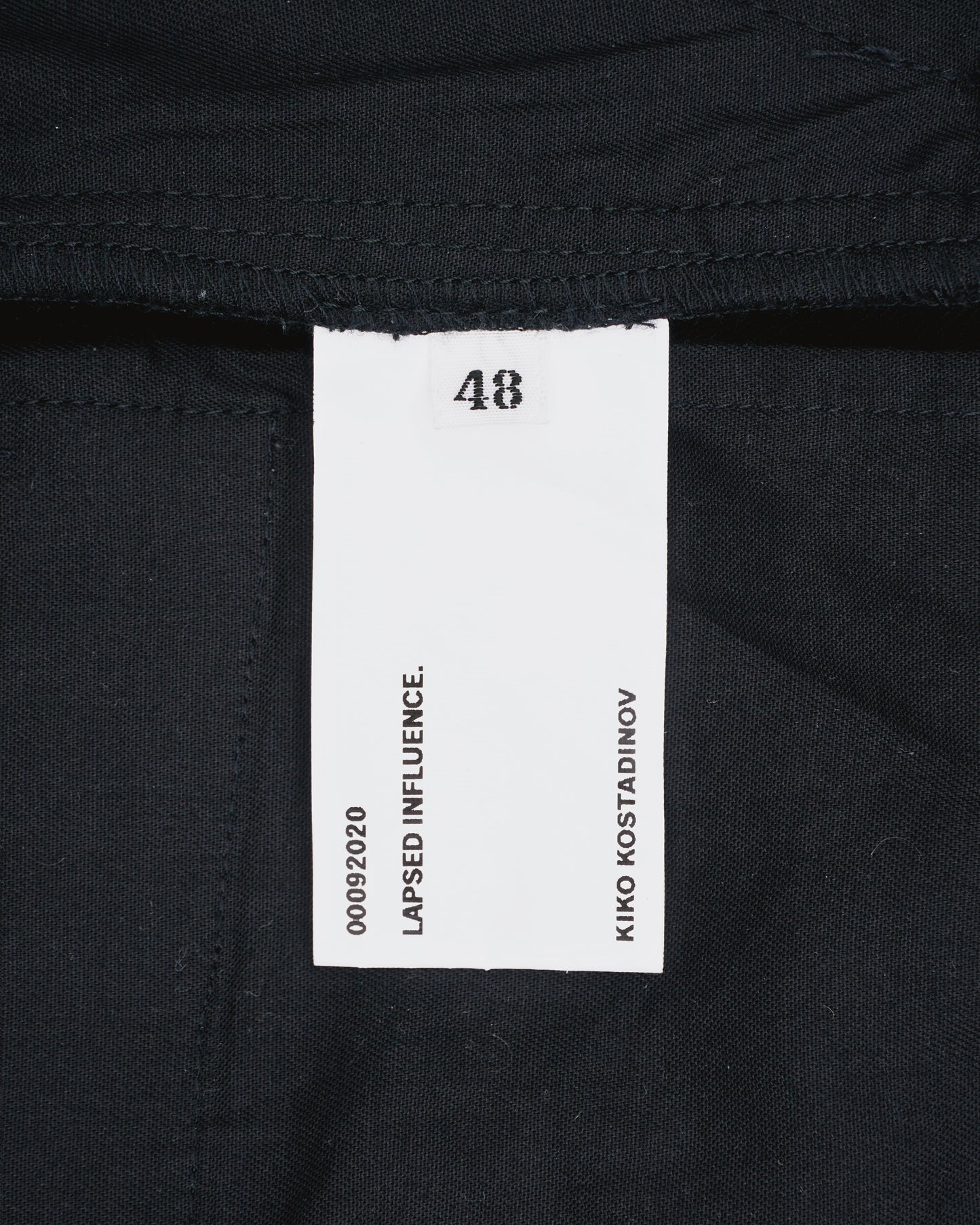 Kiko Kostadinov AW20 0009 Klees Embroidery Trousers