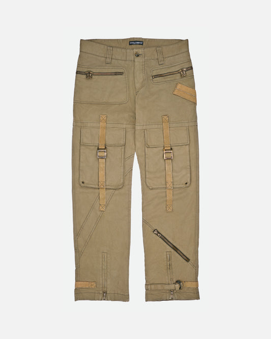 Dolce & Gabbana AW03 Military Bondage Cargo Pants