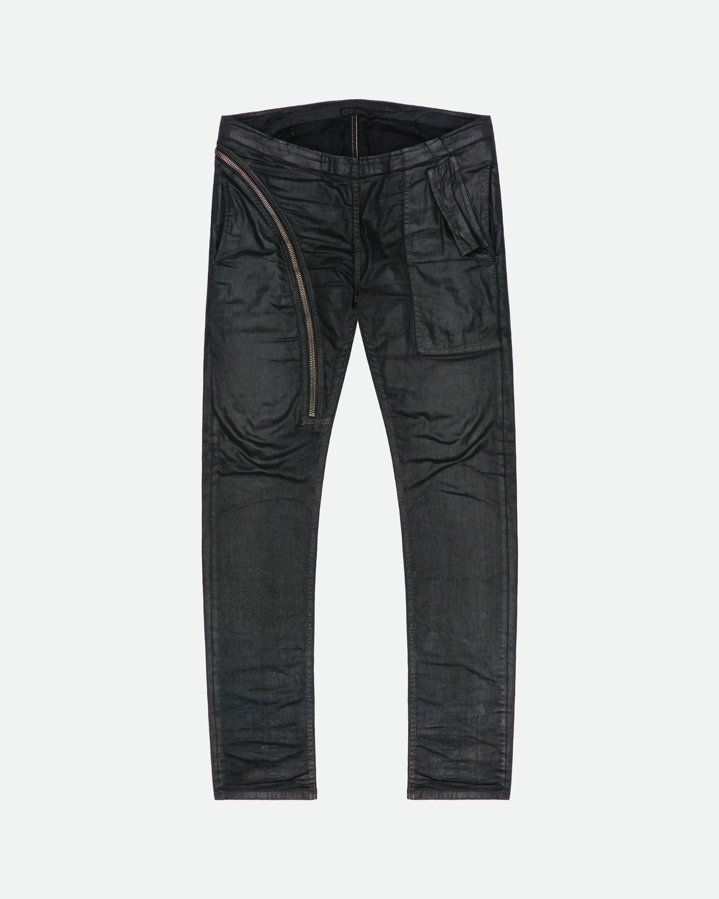 Rick Owens DRKSHDW SS15 "Faun" Coated Denim Aircut Pants