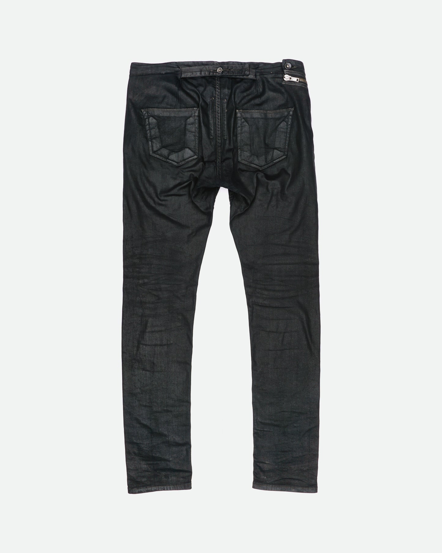 Rick Owens DRKSHDW SS15 "Faun" Coated Denim Aircut Pants