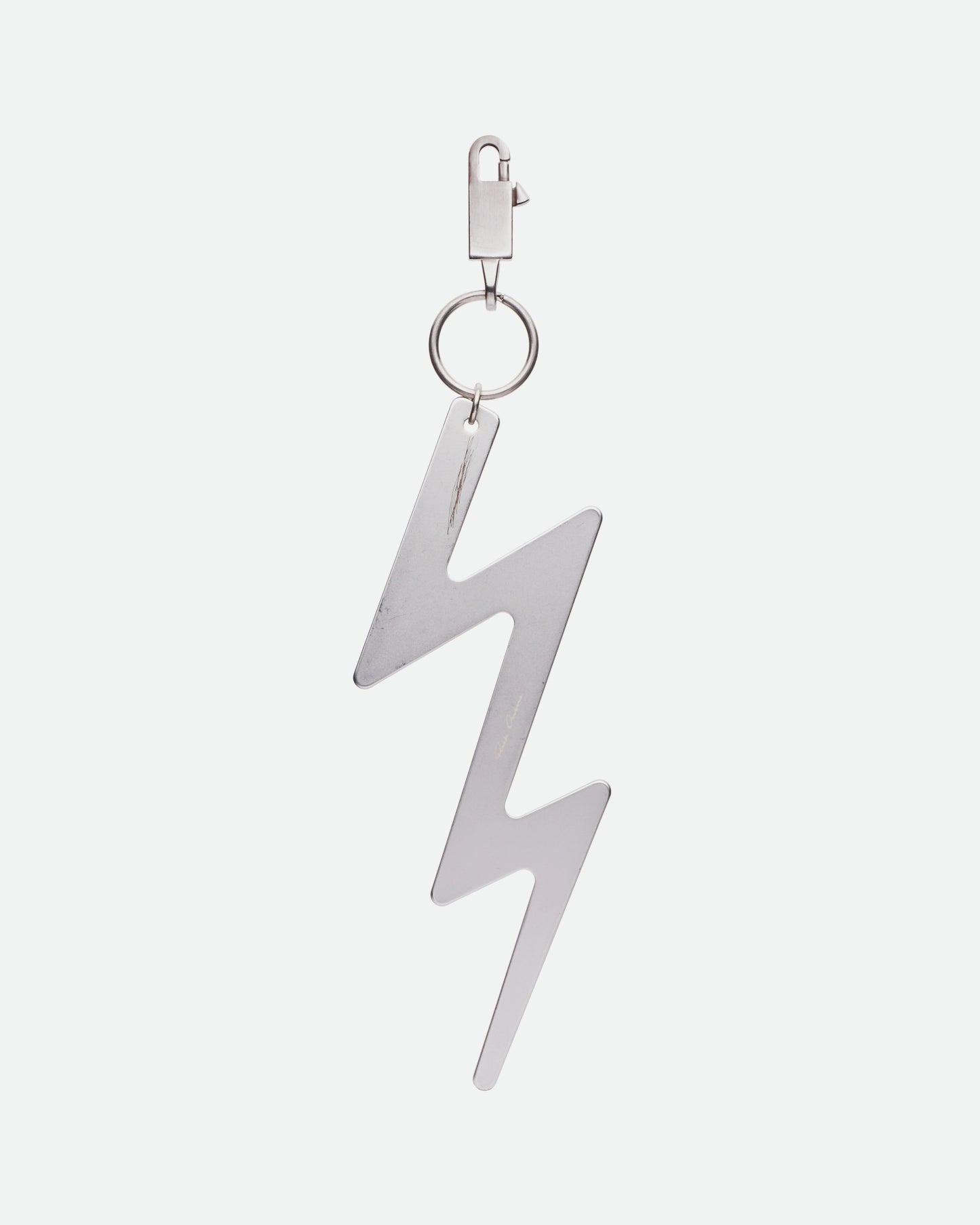 Rick Owens FW19 "Larry" Large Lightning Bolt Keychain