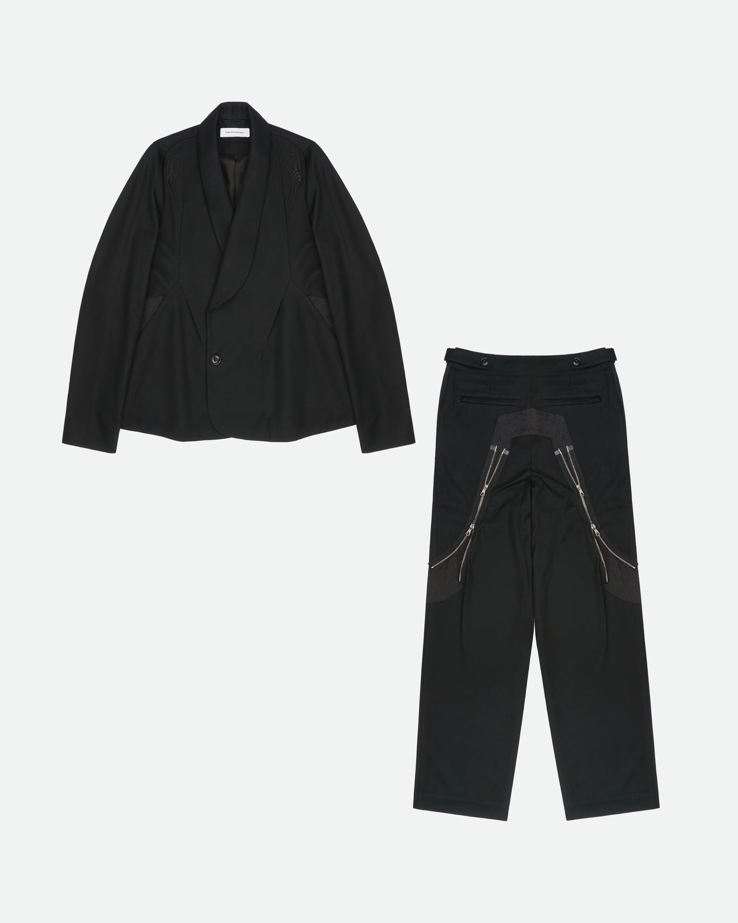 Kiko Kostadinov AW20 0009 Lathi Zip Trousers
