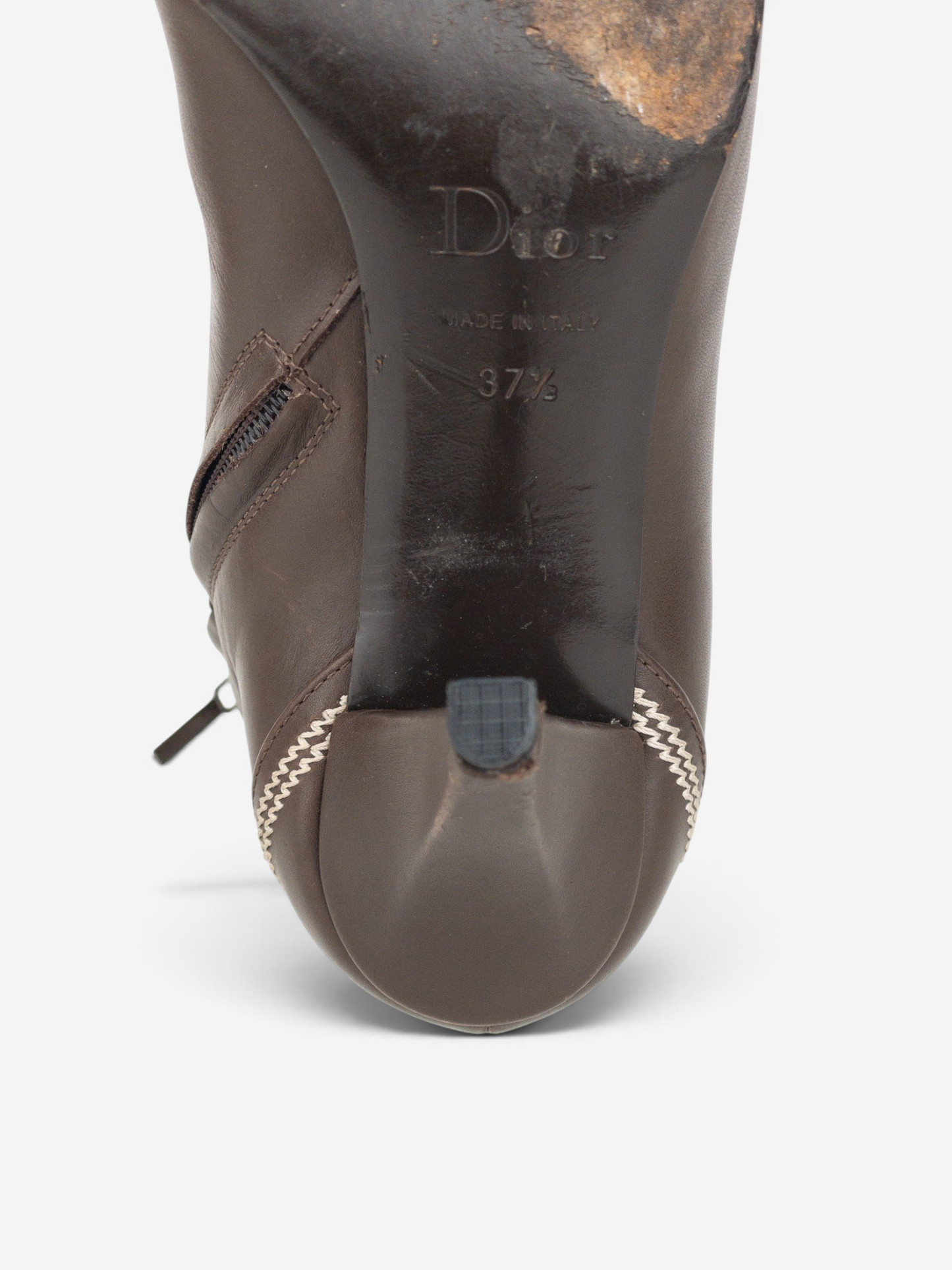 Dior by Galliano AW05 ‘Detective’ Embroidery Kitten Heel Ankle Boots – product view 8