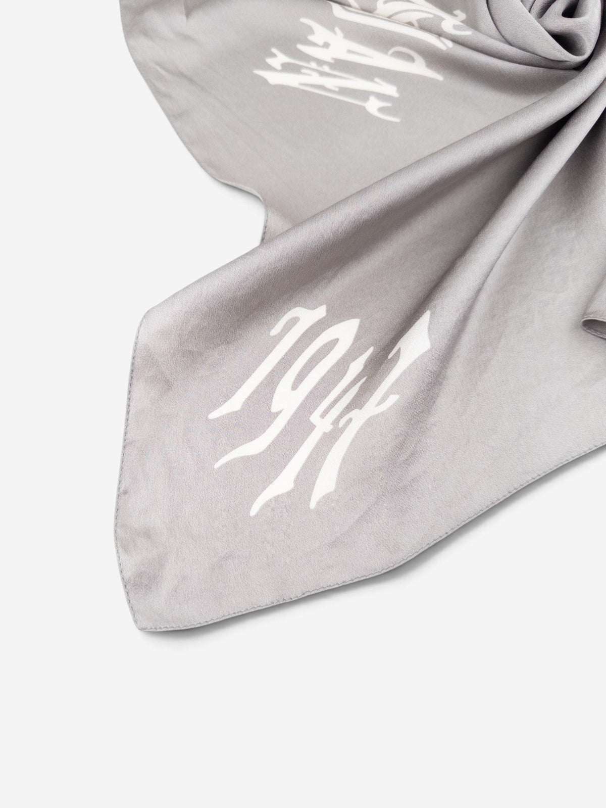 Dior by Galliano SS02 Chiffon ‘Gothic’ Logo Neckerchief Scarf – view 4
