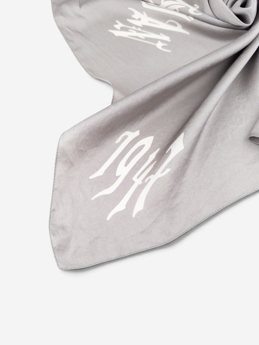 Dior by Galliano SS02 Chiffon ‘Gothic’ Logo Neckerchief Scarf – view 4
