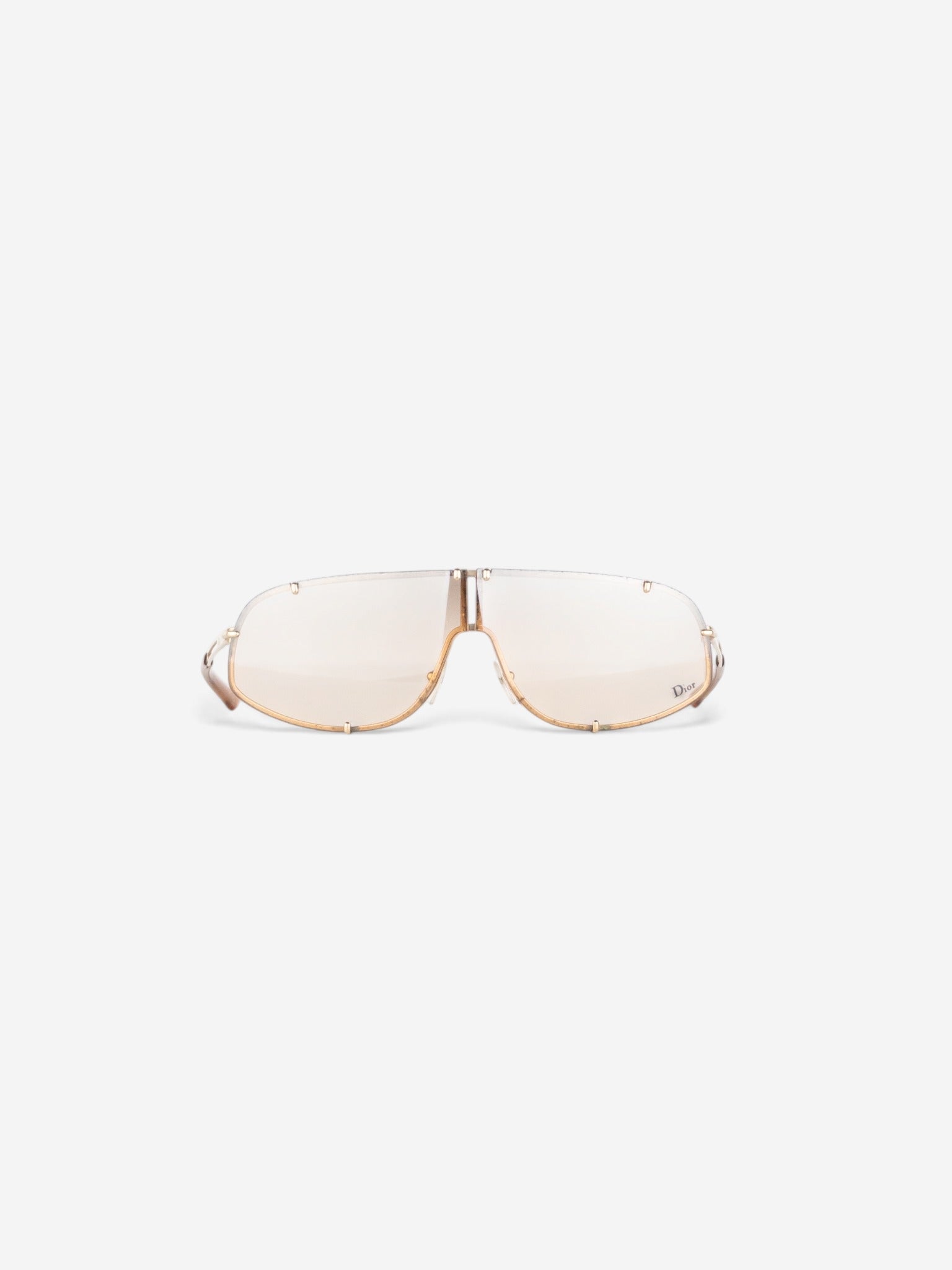 Dior by Galliano AW00 'Cossack' Wrap Mask Shield Sunglasses – front view