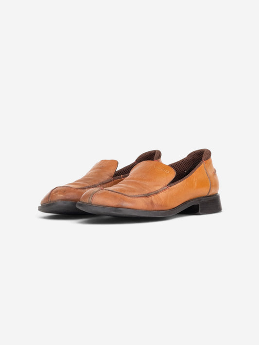 Miu Miu AW99 Square Toe Mesh Sports Loafers – front view