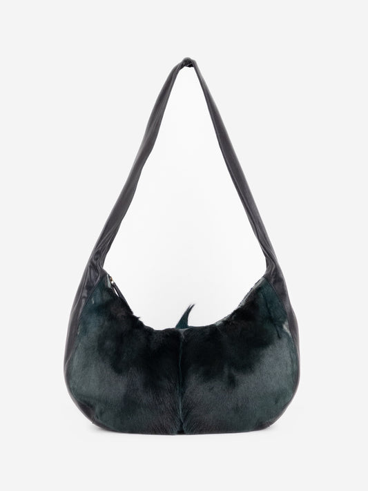 Dries Van Noten SS15 Pony Hair Fur Messenger Crossbody Sling Bag