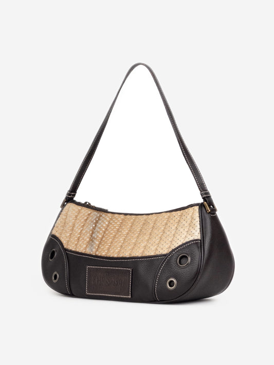 Dior by Galliano SS01 Montaigne Cadillac Fur Shoulder Bag