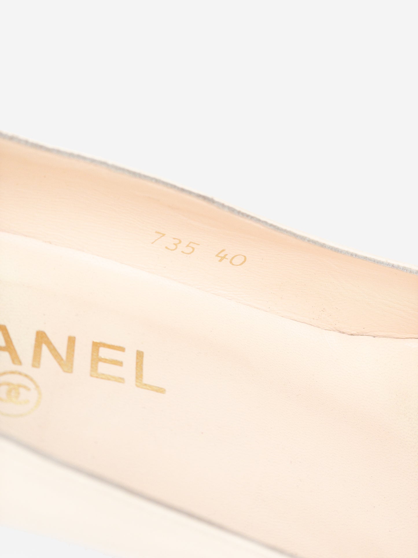 Chanel by Karl Lagerfeld 2010s Cap Toe CC Pump Kitten Heels