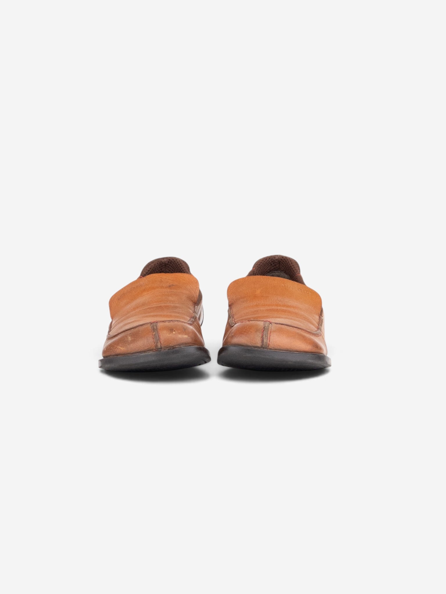 Miu Miu AW99 Square Toe Mesh Sports Loafers – angled view