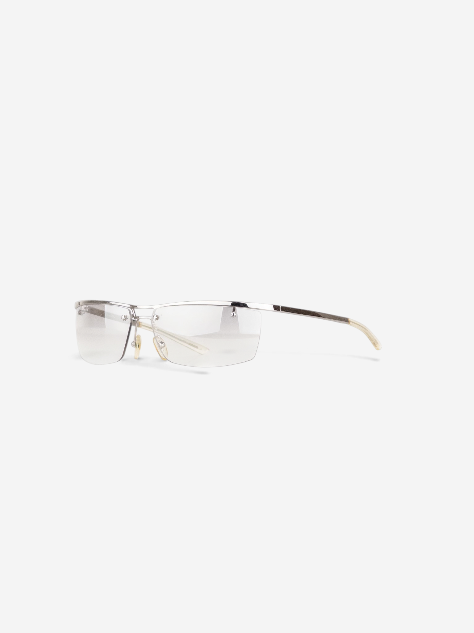 Dior by Galliano 2000s 'Mini Glam' Rimless Sunglasses – front view