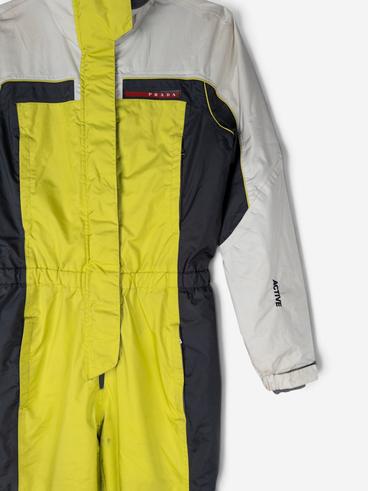 Prada 2000s Linea Rossa Ski Suit – front detail