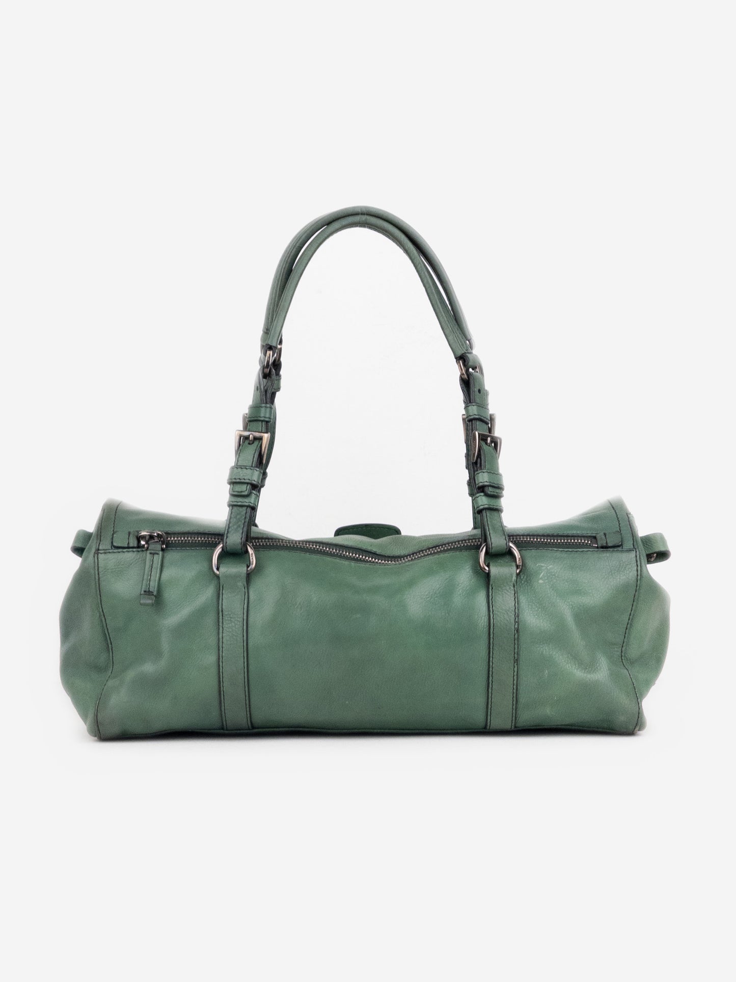 Prada 2000s 'Easy' Sybille East-West Baguette Shoulder Bag