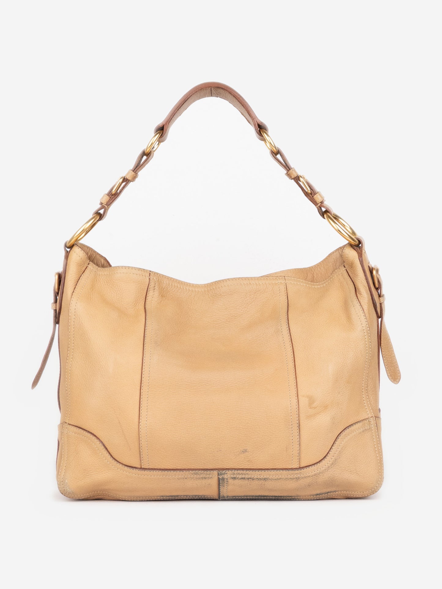 Prada 2000s Cervo Sacca Hobo Shoulder Bag