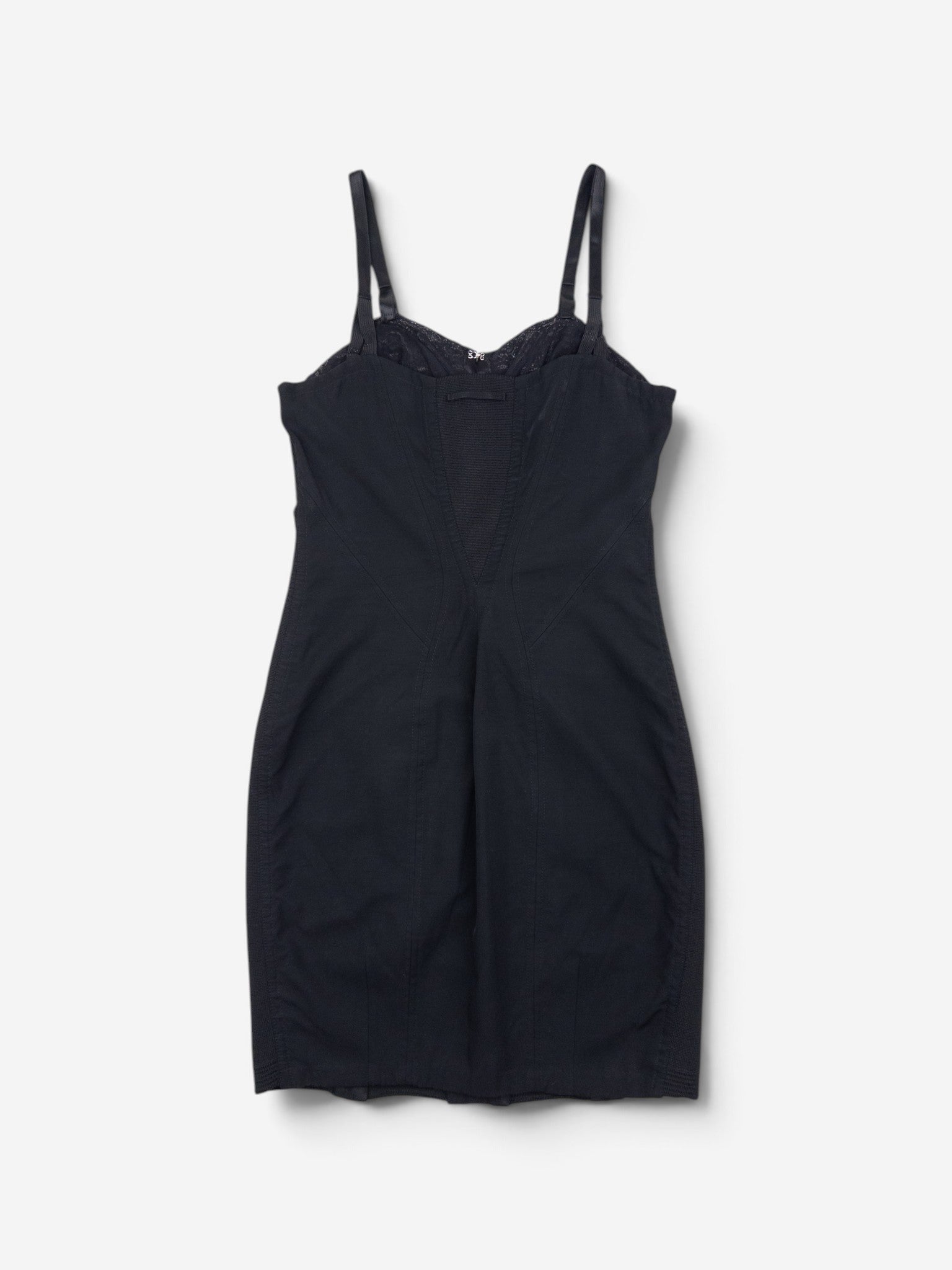 Jean Paul Gaultier 90s Madonna Corset Lace Mini Dress – back view