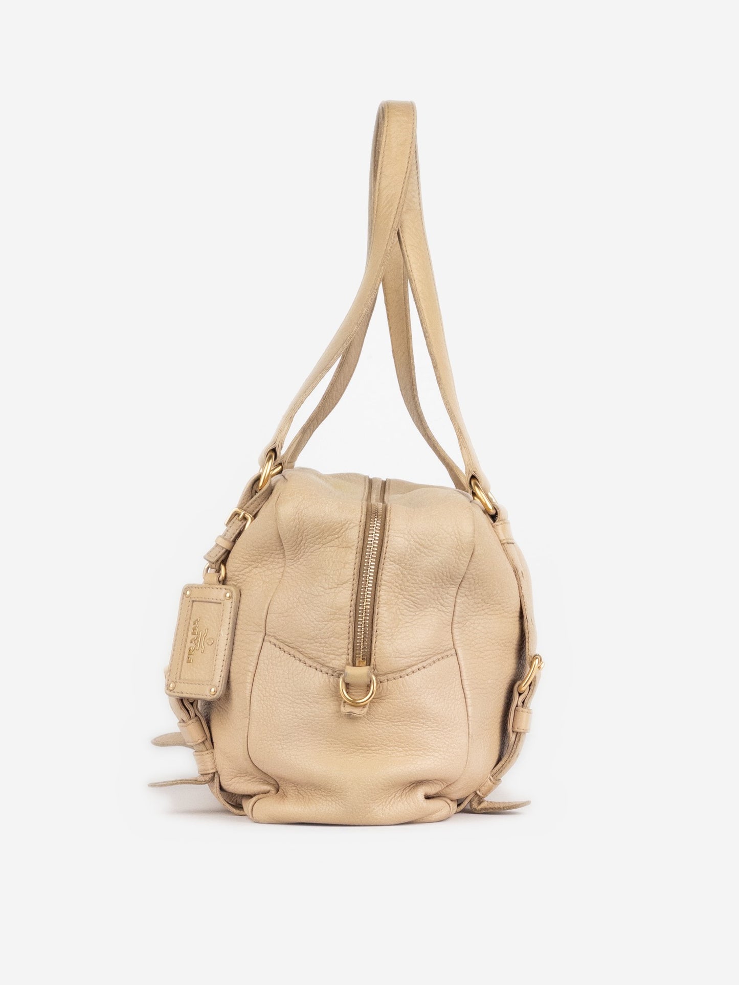 Prada 2000s Bauletto Shopper Shoulder Bag