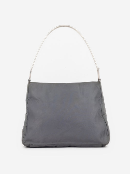 Prada AW98 Vitello Metallo Metal Handle Shoulder Bag – photo 3