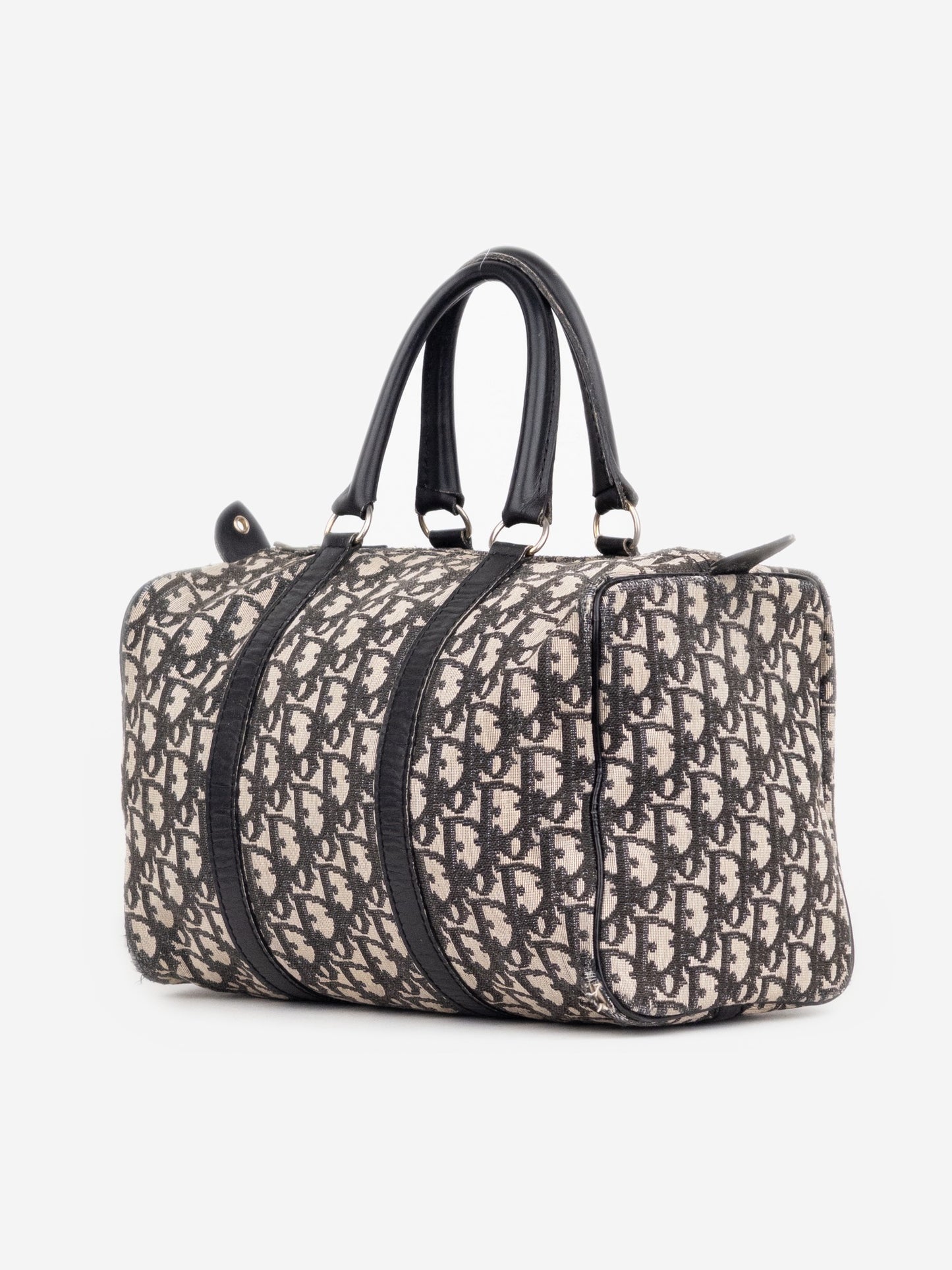 Dior 1980s Oblique Diorissimo Monogram Mini Boston Shoulder Bag