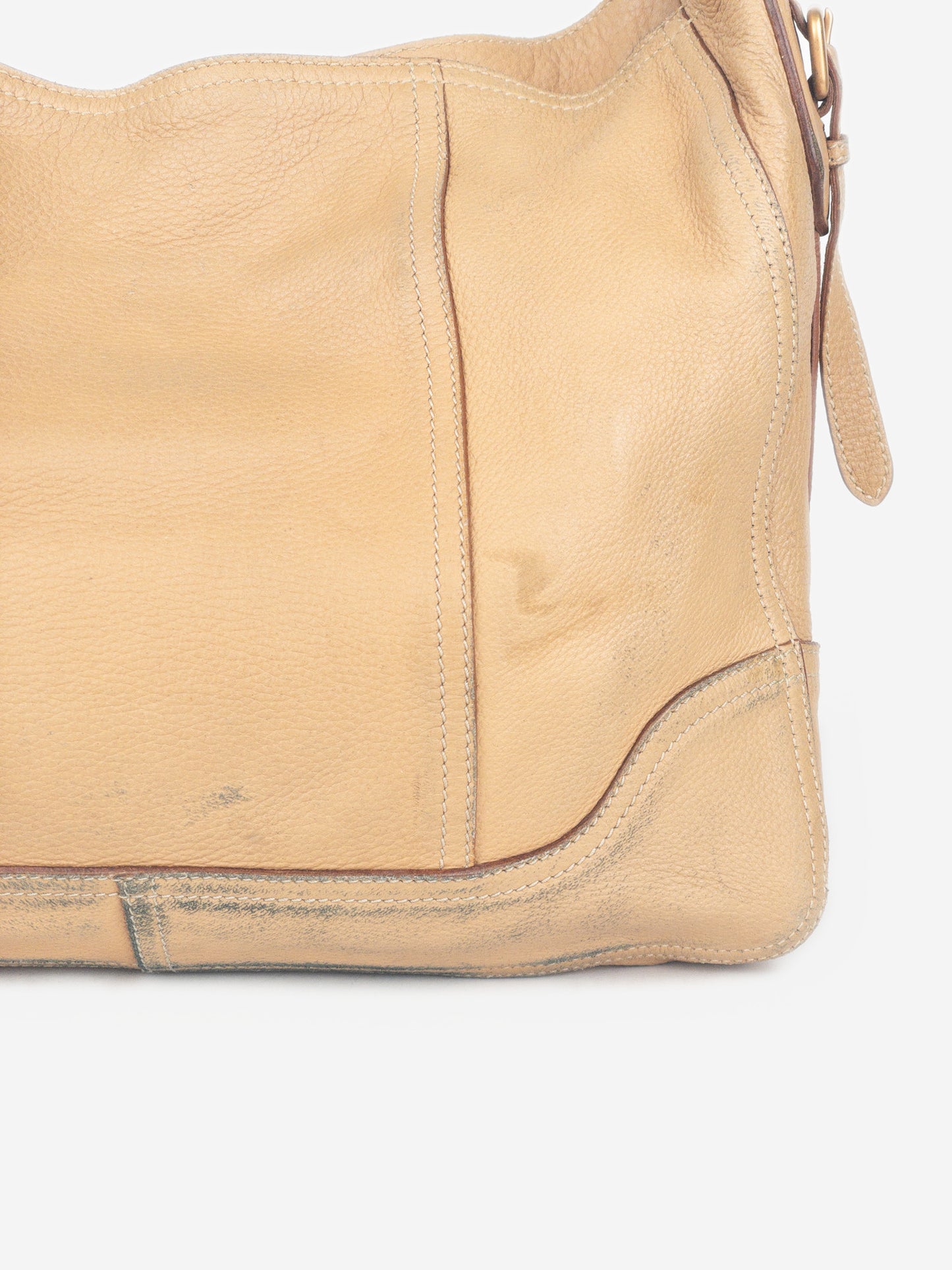 Prada 2000s Cervo Sacca Hobo Shoulder Bag