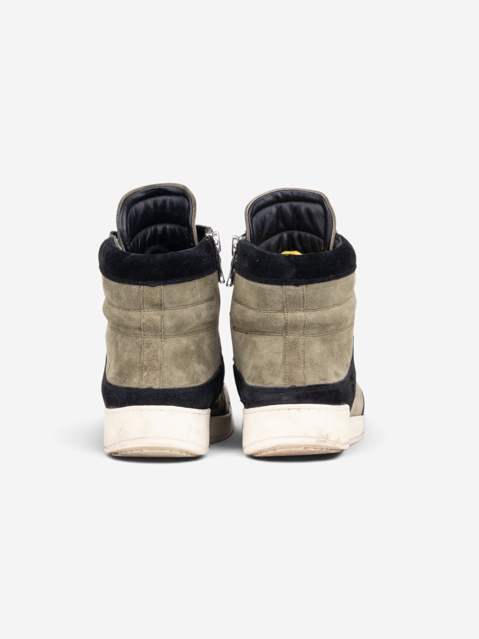 Balmain x H&M AW14 Basket High-Top Sneakers – side view
