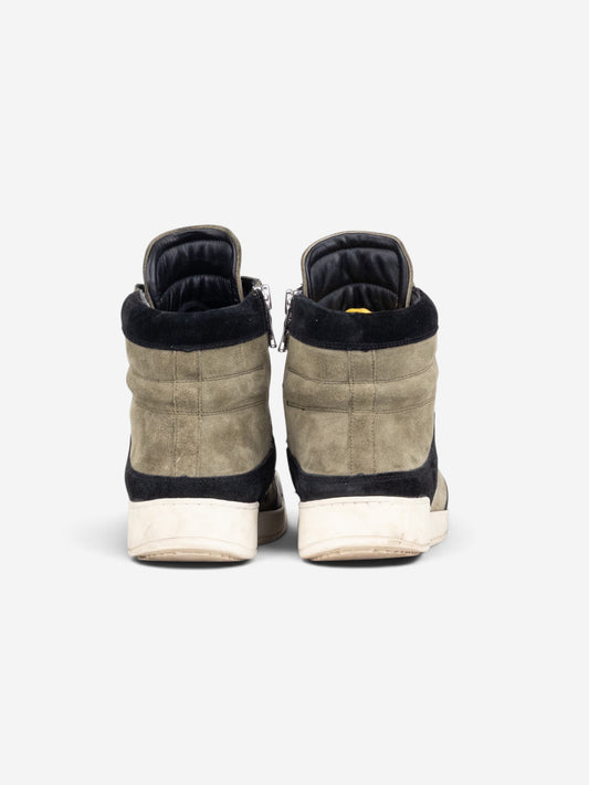 Balmain x H&M AW14 Basket High-Top Sneakers – side view