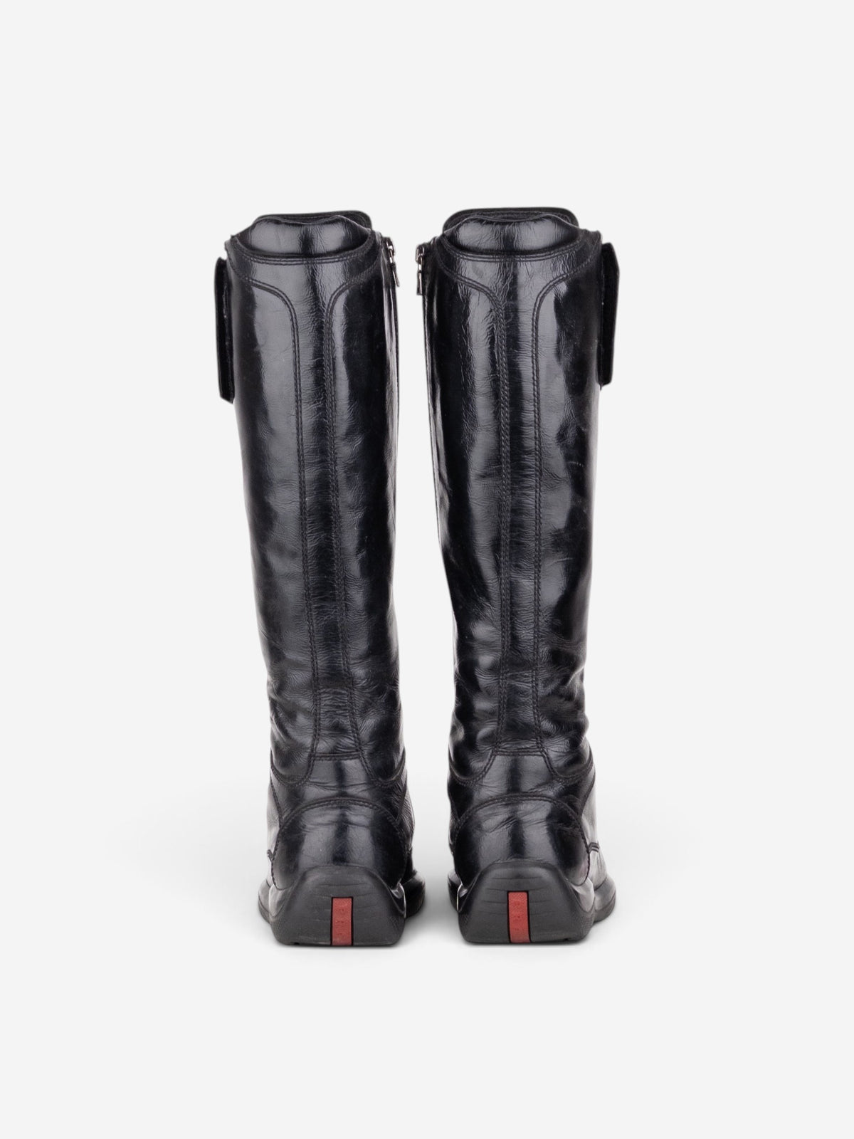 Prada 2000s Americas Cup Sneaker Boots – side view