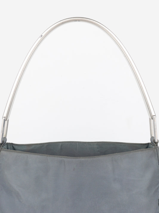 Prada AW98 Vitello Metallo Metal Handle Shoulder Bag – photo 4