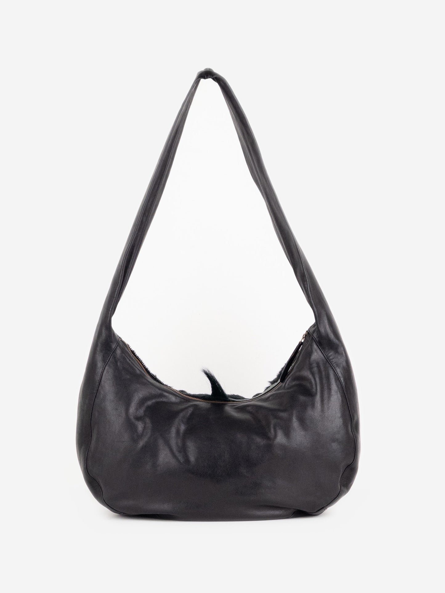 Dries Van Noten SS15 Pony Hair Fur Messenger Crossbody Sling Bag