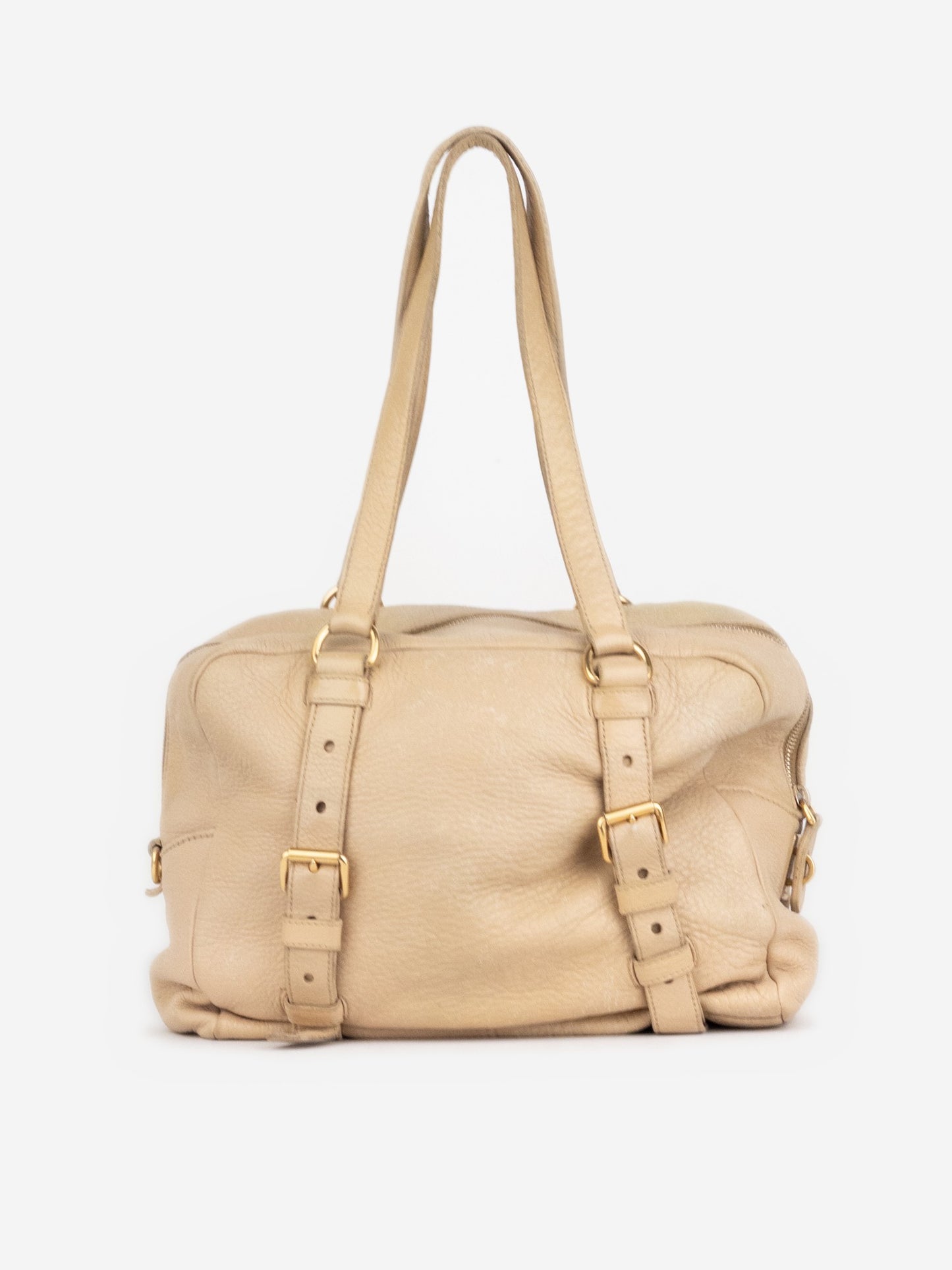 Prada 2000s Bauletto Shopper Shoulder Bag