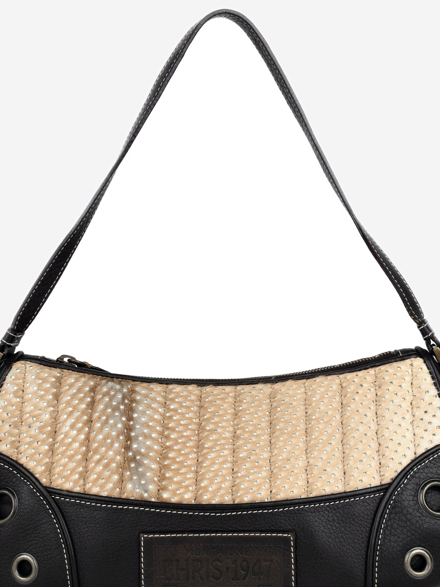 Dior by Galliano SS01 Montaigne Cadillac Fur Shoulder Bag