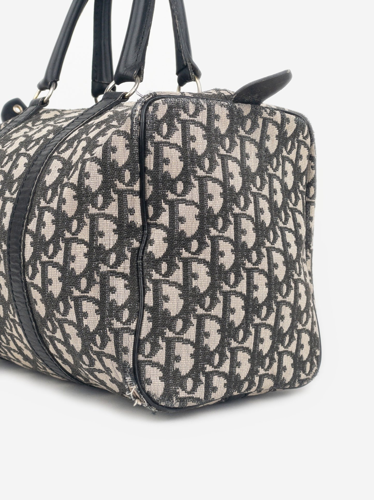 Dior 1980s Oblique Diorissimo Monogram Mini Boston Shoulder Bag