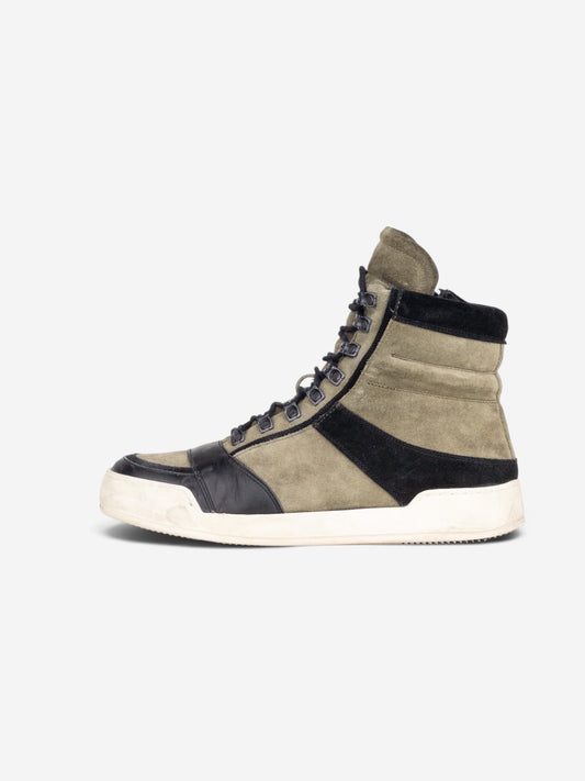 Balmain x H&M AW14 Basket High-Top Sneakers – profile view