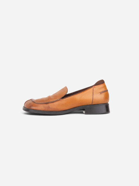 Miu Miu AW99 Square Toe Mesh Sports Loafers – profile view