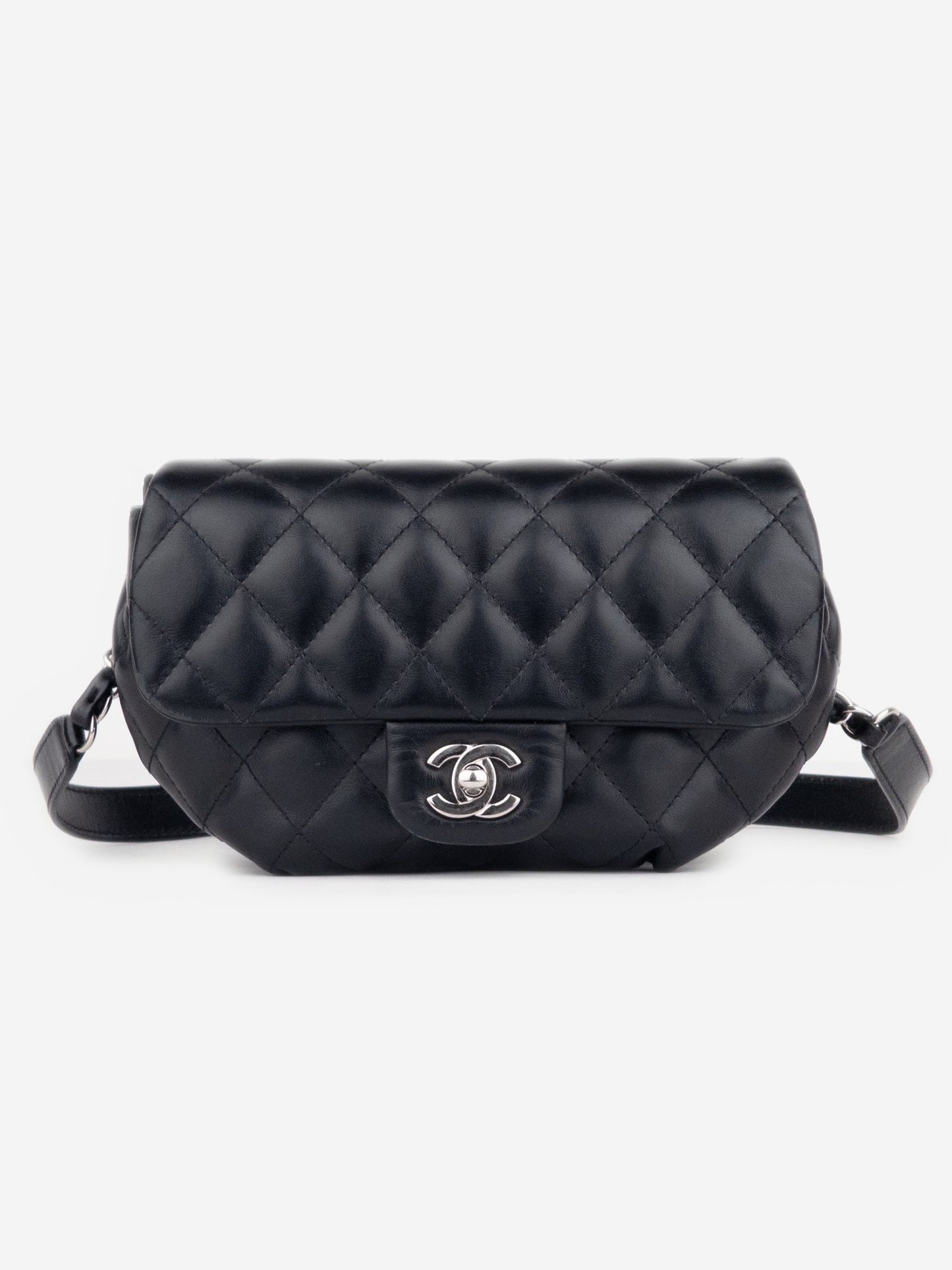 Chanel ‘Uniform’ CC Quilted Flap Waist Belt Bag