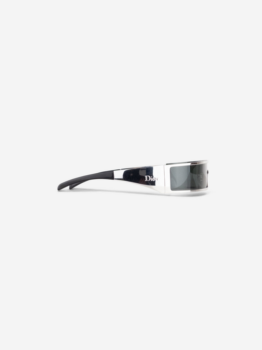 Dior by Galliano SS03 'Dior Punk' Wrap Mask Shield Sunglasses – product view 4